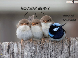 oh benny, i’ll be your fwendz forevah!