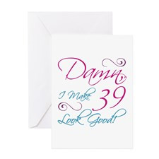 39th Birthday Humor Greeting Card for