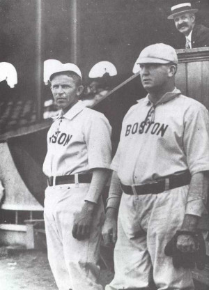 Rick Ferrell [left] with his brother Wes [right] with the Boston Red ...