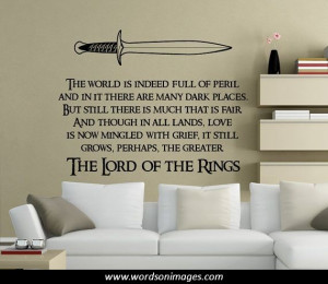 lord of the rings inspirational quotes