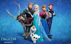Disney Frozen Wallpaper Cast, Main characters from Disney's Frozen
