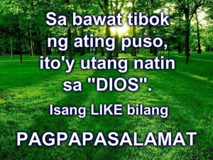 Tagalog God Quotes to inspire you