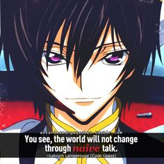 Code Geass quote More