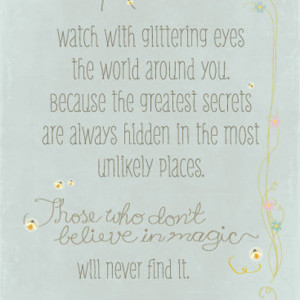 Fireflies-Believe-in-Magic-Quote-Poster | Mindful Mum