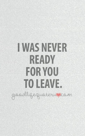 but i'm ready to move on