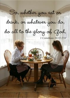 ... Blank Inside, Greeting Cards, Bible Verses For Food, Corinthians 10 31