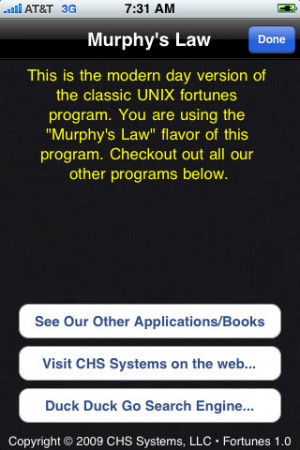 Murphy`s Law Wisdom (quotations) 1.1