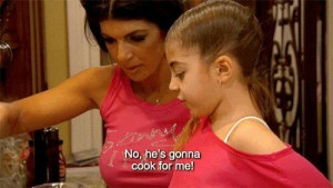 Lol. Wisdom beyond her years.. Milania #rhonj