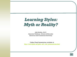 Learning Styles and Generational Differences - Download as PowerPoint ...