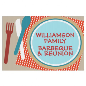 Family Reunion Picnic Barbeque Signs