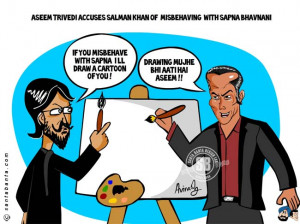 Salman misbehaved with Sapna: Aseem Trivedi