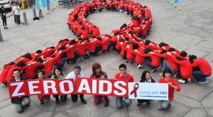 ... people around the world living with HIV under the shadow of stigma