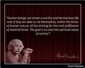 Albert Einstein on Human Beings
