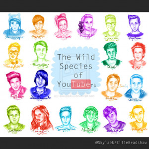 The Wild Species of Youtubers! by HaikuBaikuu