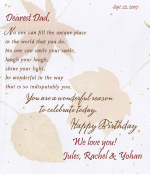 Happy Birthday Dad In Heaven Quotes From Daughter Happy birthday dad!