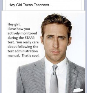 Hey girl...staar test