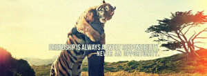 friendship is always a sweet responsibility never an opportunity.