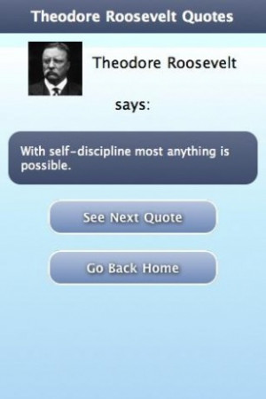 View bigger - Theodore Roosevelt Quotes for Android screenshot