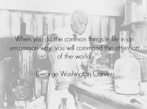 George Washington Carver is the man who gave us peanut butter.