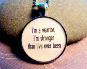 Demi Lovato lyrical quote I'm a Warrior, I'm Stronger than I've ever ...