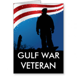 Gulf War Veteran Greeting Card