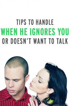 What do I do when my boyfriend doesn't want to talk to me?