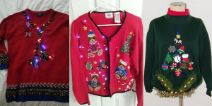 Ugly Funny Tacky Christmas Courtesy