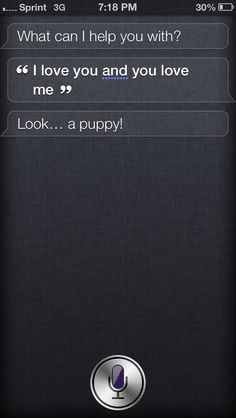 Siri has commitment issues...