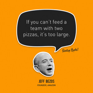 Waarom Amazon altijd aan 2 pizza's genoeg heeft