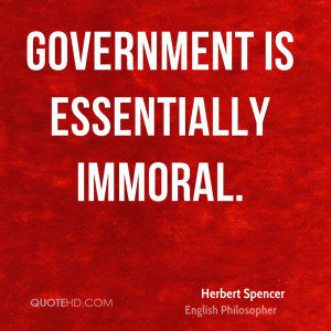 Herbert Spencer Government Quotes