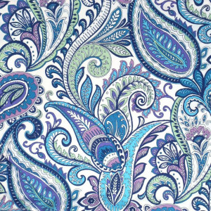 Cynthia Rowley Paisley Quilt Set Teal