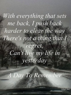 Already Gone - A Day To Remember