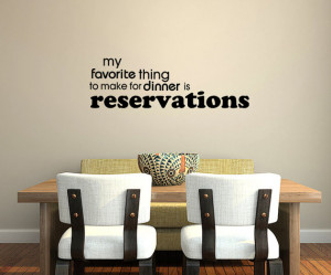 ... Thing To Make Vinyl Wall Quotes Kitchen Wall Sticker Wall Decal (V346
