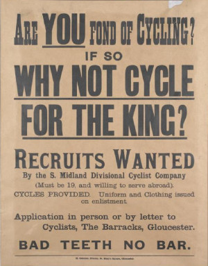 Description British Army cyclists recruiting poster WWI.jpg