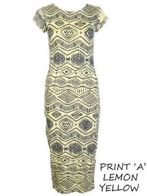 Short Sleeve Midi Dress