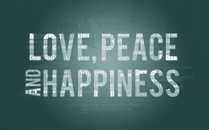 Love peace happiness Wallpapers Pictures Photos Images