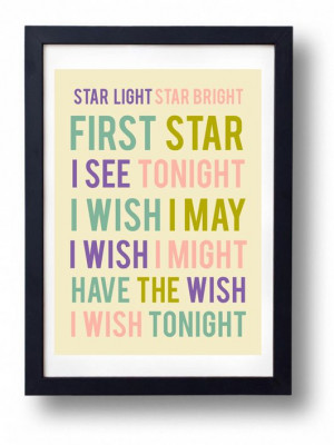 Star Light Star Bright- Inspirational Quote- .....HAVEN'T WE ALL ...