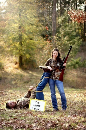 ... photography wedding outdoors trees country hunting guns engagement
