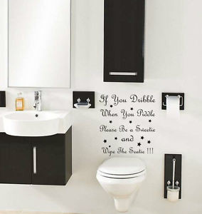 FUNNY-QUOTE-WALL-ART-DECAL-STICKER-VINYL-BATHROOM-TOILET-GRAPHIC ...