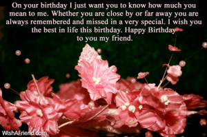 ... Birthday to my sweet friend. May all your dreams come true this