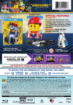 The Lego Movie (US – DVD R1 | BD RA)