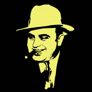 Al Capone T Shirt Old School gangster BlackSheepShirts