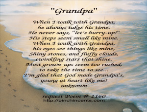 Happy Birthday Grandpa Poems Grandfather poem