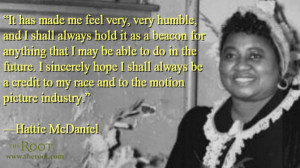 Quote of the Day: Hattie McDaniel on Her Academy Award