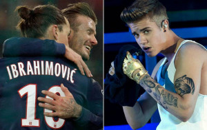 Justin Bieber - en av Beckhams favoriter, enligt Zlatan.