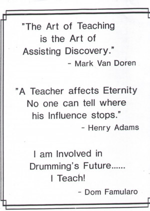 Music Teacher Quotes Inspirational. QuotesGram