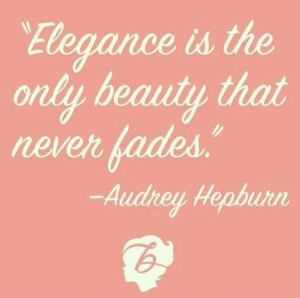 Elegance! #beauty #audreyhepburn #quote