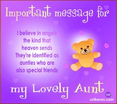 Special Aunt Quotes | Card with Poem for lovely aunt More