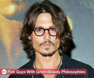 Smart Beauty Lessons From Good-Looking Men Including Johnny Depp and ...