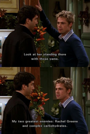 ... is Thanksgiving...and this Friends Thanksgiving episode with Brad Pitt